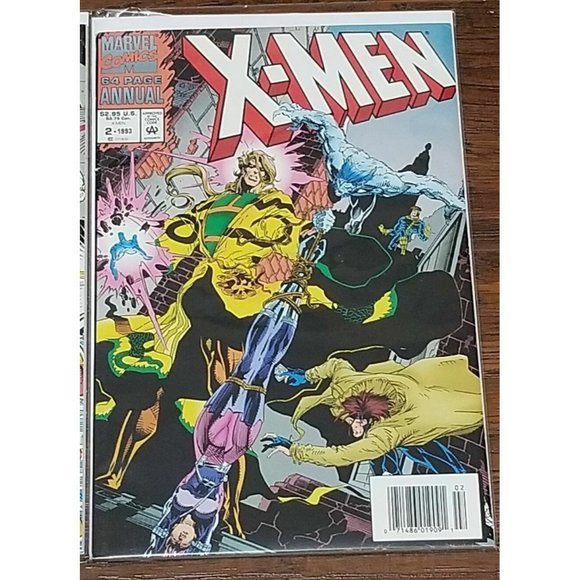 Lot of 3 X-Men 2099 Blue Foil 2 Annual 64 page Early Issue 1993 comic book lot - Picture 8 of 9
